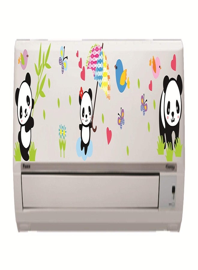 Sticker Studio ملصق جداري من الفينيل PVC من ستيكر ستوديو لمكيف الهواء المنفصل (متعدد الألوان، قياسي)، عبوة من قطعة واحدة - Image 1